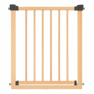 Twok4Kids Traphek en Deurhekje – Hout – Uitschuifbaar 69,5-106,5 cm – 75 cm Hoog